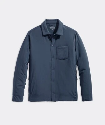 Vineyard Vines Marine Air Shirt Jacket Primaloft Large Navy Blue Men's NWT $198 - Image 1 of 3