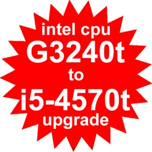 INTEL G3240T TO INTEL i5-4570T UPGRADE (VALID WITH PC / LAPTOP PURCHASE ONLY) - Picture 1 of 1