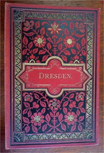 Dresden Germany Tourist Souvenir Album 1887 pictorial book 12 street scene views - Picture 1 of 11