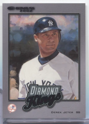 Derek Jeter Yankees 2002 Donruss Diamond Kings /2500 #DK-4 052824MLCD268 - Image 1 of 2