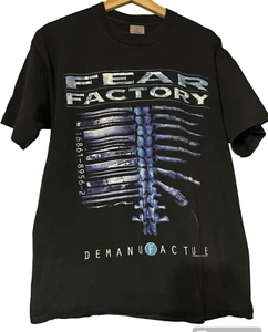 Original 1995 Fear Factory Demanufacture Tour T- Shirt XL - Picture 1 of 13