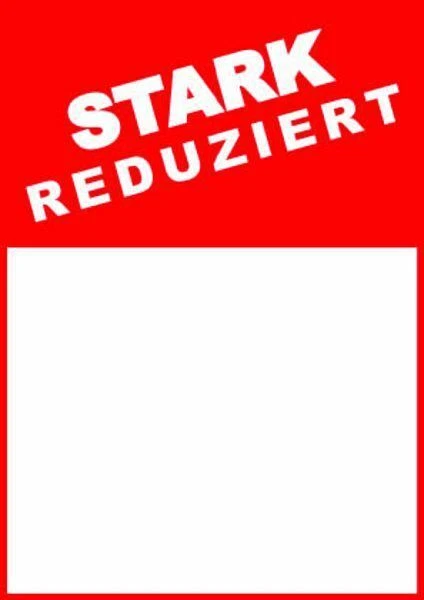 DILA GMBH 100x Preisschilder A5 Preisauszeichner Werbeschild Ladeneinrichtung Werbung Set