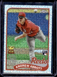 Andrew Abbott 2024 Topps Series 1 1989 35th Anniversary Chrome #T89C-8 RC - Imagen 1 de 2