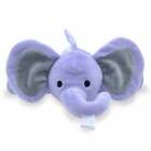 KINREX Purple Elephant Pacifier Holder Baby Soothie Animal Toy 7.09" / 18 cm.