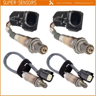 Sensor de oxígeno O2 aguas arriba + aguas abajo 4 piezas para Ford F-250 F-350 2012-2020 6,2 L V8 Foto 1 de 4