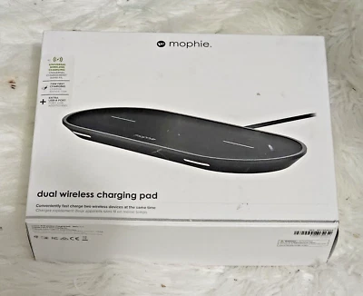 Mophie 401303592 Dual Universal Wireless Charging Pad Fast Charge 7.5 Watt - Image 1 of 4