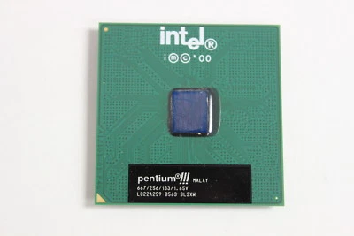 INTEL SL3XW PENTIUM III 667MHZ CPU 667/256/133/1.65V WITH WARRANTY - Image 1 of 2