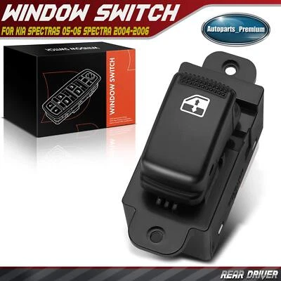 Interruptor de ventana eléctrica lateral izquierda del conductor trasero para Kia Spectra5 05-06 Spectra 2004-2006 Foto 1 de 4
