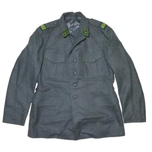 Chaqueta de Lana Forrada Uniforme Excedente Ejército Suizo Genuino Gris Grado 1 - Imagen 1 de 2