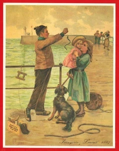 1983 -Calendrier Publicitaire - non plié  " Chicorée extra"" Leroux - Imagen 1 de 2