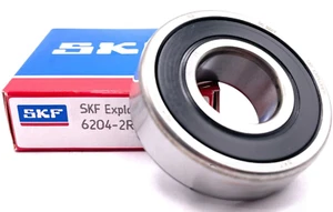 SKF 6204 2RSH C3 DEEP GROOVE BALL BEARING, RUBBER SEALED 20x47x14 mm new - Picture 1 of 3