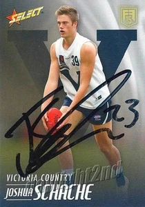 Signed 2015 BRISBANE LIONS AFL Card JOSHUA SCHACHE Future Force - Bild 1 von 1