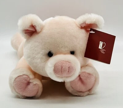 Kohls Cares Pink Pig Plush Lying Down Stuffed Animal Toy Tags 12" HTF - Image 1 of 4