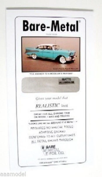 Bare-Metal 6 x 11 Thin Sheet Matte Aluminum Foil BMF 4 - Image 1 of 1