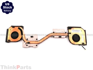 New/Orig Lenovo ThinkPad P50 P51 Heatsink Fan Cooling Thermal 01AV343 00NY520 - Picture 1 of 3