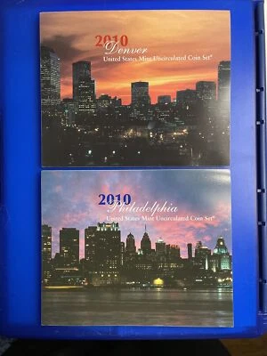 2010 P & D US Mint Uncirculated UNC Clad Complete 28 Coin Set #45964Y - Image 1 of 4