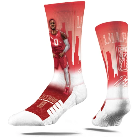 Youth Strideline Damian Lillard Portland Trail Blazers Hometown Hero Socks Cover