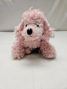 Ganz Webkinz Adopt A Pet Pink Poodle Stuffed Plush Toy Puppy Dog  8 Inch - Picture 1 of 11