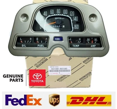 Toyota Genuine Land Cruiser FJ40 FJ45 BJ40 OEM Meter Gauge Cluster 83100-60180 - Image 1 of 3