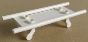 LEGO Minifig Utensil - Krankentrage / -liege, weiß # 4714c01 - Bild 1 von 1