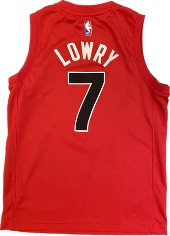 AUTHENTIC Nike Toronto Raptors Kyle Lowry #7 2020-23 Icon Jersey - Youth (M) Cover