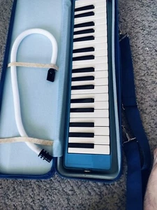 Melodica with breathing tube and bag. Used, works well - Picture 1 of 1