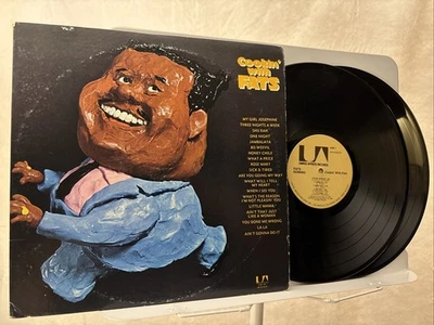 Fats Domino - Cookin’ With Fats 1973 Gatefold 2LP - EX/VG - Image 1 of 4