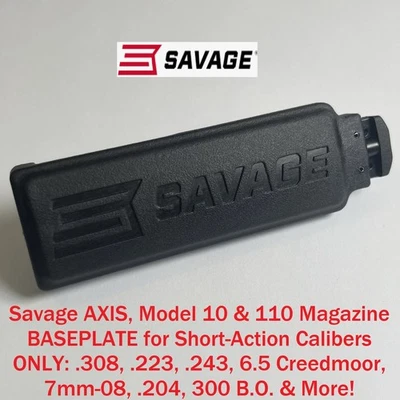 NEW Savage AXIS & 10 110 Push-Button Magazine BASEPLATE SA .223 .308 .243 6.5 Cr - Image 1 of 4