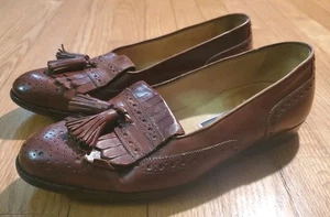 Cole Haan Bragano Halbschuhe Schuhe Größe 8 M Herren Braun Leder Quaste Italien - Bild 1 von 11