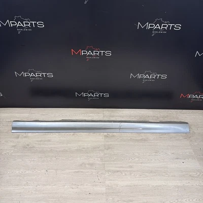 2001-2006 BMW E46 M3 Silver Gray Rocker Panel Side Skirt OEM Left Driver - Image 1 of 4