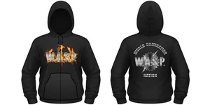 W.A.S.P. - World Domination - Kapuzenjacke / Hooded Zipper - Größe / Size L WASP - Bild 1 von 1