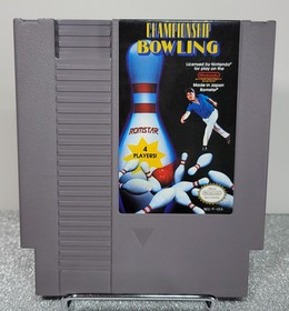 Championship Bowling NES Vintage Nintendo Cartridge Only Tested & Working Clean