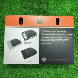 Harley Davidson Softail Genuine Brake Pedal Pad Large Black Anode Fits Used - Bild 1 von 8