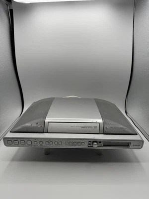 SONY ICF-CD553RM Under Cabinet CD Clock Radio Weather/AM/FM Tested Working - Image 1 of 4