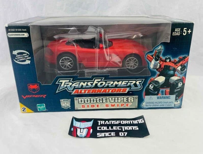 Transformers Alternators Sideswipe Dodge Viper Complete w/ Box - Image 1 of 2