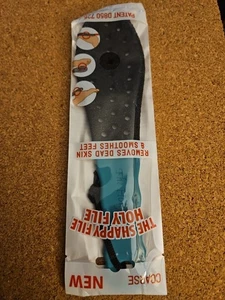 New Shappy The Holy File Coarse Grit Foot Rasp Scrubber - Green - Picture 1 of 3