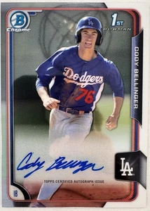 2015 Bowman Chrome Cody Bellinger 1. Bowman Auto  - Bild 1 von 2
