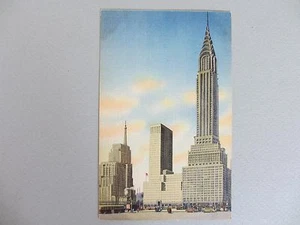 USA Antique PC Postcard. Chrysler Building, New York City Circa 1930-s - Picture 1 of 3