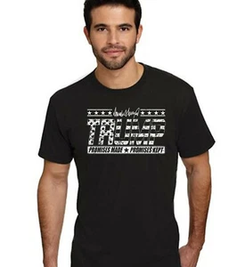 ORIGINAL TRUMP ~ VERSPRECHUNGEN GEMACHT * VERSPRECHUNGEN GEHALTEN T-SHIRT MIT SIGNATUR (DAMEN & HERREN) - Bild 1 von 13