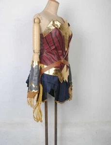 Wonder Woman Diana Prince Suit Dress Uniform Cosplay Costume Halloween Outfit - Picture 1 of 12