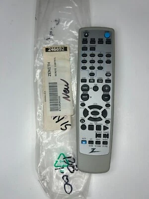 Zenith 6711R2N122C Remote, OEM NOS for DVD VCR Players DT66550M, XBS344, XBS245 - Image 1 of 2