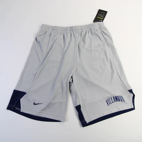 Villanova Wildcats Nike Dri-Fit Athletic Shorts Men's Light Gray/Navy New Cover