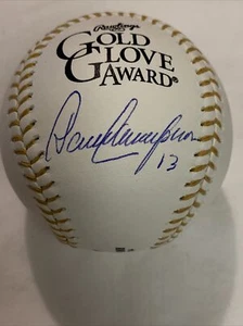DAVE CONCEPCION SIGNED HANDSIGNIERT GOLD GLOVE BASEBALL Cincinnati REDS - Bild 1 von 3