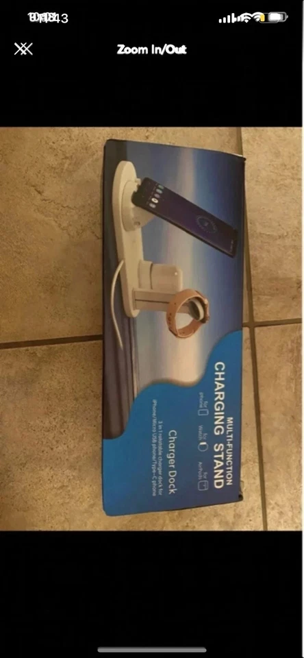 3 in1 Charging Dock Charger Stand For Apple Watch Series/Air Pods iPhone Station - Image 1 of 1