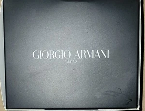 Giorgio Armani Clutch Small Black Velvet Chain Crossbody NIB - Picture 1 of 2