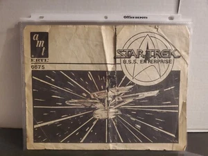 AMT/ ERTL STAR TREK U.S.S. Enterprise #6675 (Instructions Only) No Kit/ Parts - Picture 1 of 6