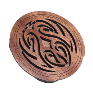 Holz Gitarre Feedback Buster Feuer Schallloch Abdeckung Schall Puffer Loch Neu X7M9 - Bild 1 von 5