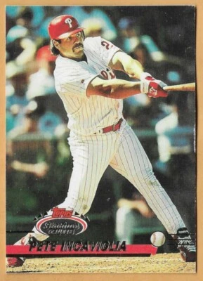 PETE INCAVIGLIA PHILADELPHIA PHILLIES #636 - TOPPS STADIUM CLUB NM-MT 1993 - Image 1 of 2