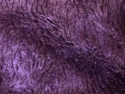 FAKE FUR FABRIC 1/4" PURPLE BRAND NEW 3 YD 22 IN. X 60" WIDE - Image 1 of 2