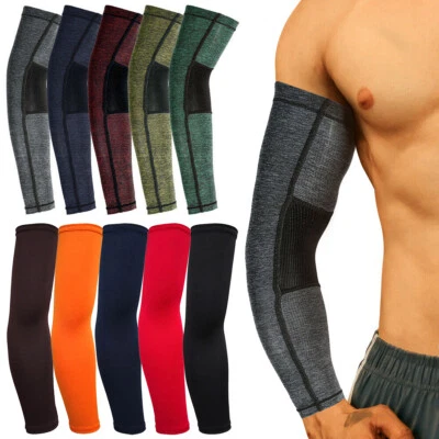 Arm Sleeves Cooling UV Sun Protection UPF 50 Sports Compression for Men & Women - Image 1 of 4